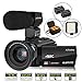 Video Camera 4K Camcorder AiTechny HD Digital WiFi Vlogging Camera 48MP 16X Digital Zoom Recorder IR Night Vision 3.0" IPS Touch Screen with Microphone, Wide Angle Lens for Your Family primary