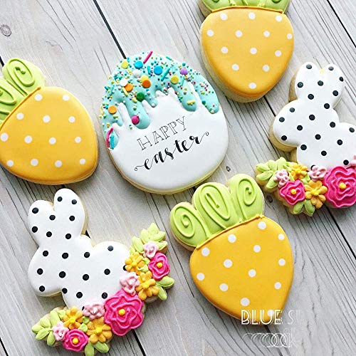 15 Piece Easter Cookie Cutter Set with Bunny Chicken Egg Chick Rabbit Shapes Fondant Biscuit Moulds, Large Size â€¦ (Easter)