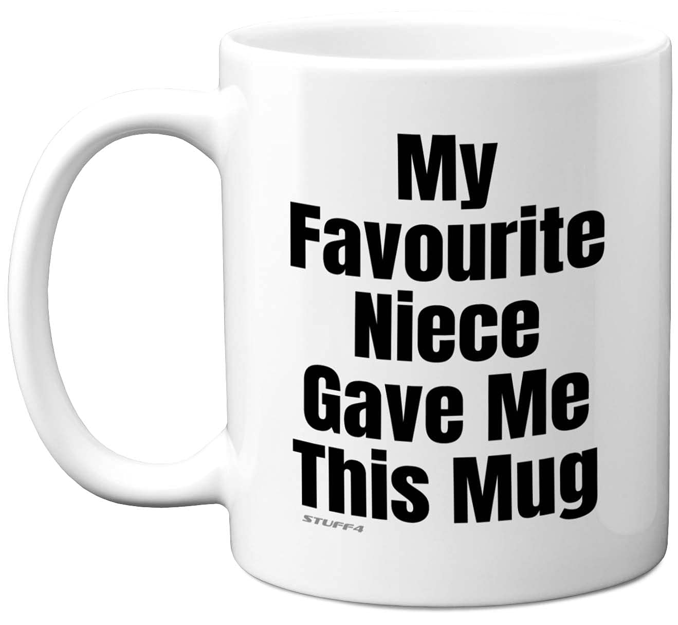Stuff4 Auntie Uncle Gifts from Niece, Uncle Auntie Mug 11oz Ceramic Coffee Mugs Dishwasher Safe, Birthday Gifts, from Niece, Best Best Aunty