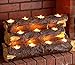 Wildon Home Tealight Contemporary Decorative Fireplace Log Insert - The Perfect Fireplace Accessory You Will Ever Have! This Wood Fireplace Insert Has an Amazing Handcrafted Resin Log Sculpture. This Freestanding Fireplace Insert Is a Great No Fuss Alternative to Lighting a Fire. Great for Home Fireplaces, Condos, Townhouses and Apartment Fireplaces