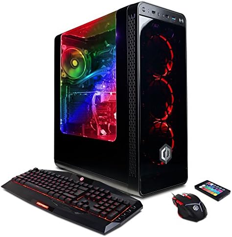 CyberpowerPC BattleBox Ultimate Liquid Cool with Intel i7-8700K 3.7GHz Gaming Computer, Black (SLC10040)