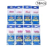 DAOUD Sabiki Rig Assorted 16 Packs Freshwater/Saltwater Sea Fishing Rigs, Bait Rigs with Ball Bearing Swivel for Bass Trout Walleye Red Fish