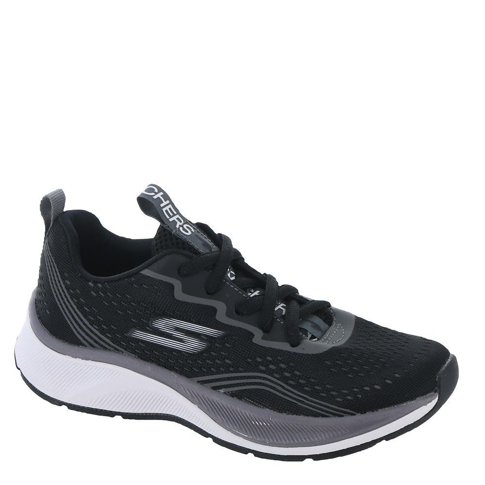 Photo 1 of Skechers Kids Elite Sport-Push-PAC Sneaker, Black/Charcoal, 13 Little Kid