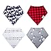 Baby Bandana Drool Bib 4 Piece Set, Best for Teething and Drooling, Absorbent and Soft, 