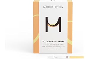 Modern Fertility Ovulation Test | Reliable at-Home Test Helps You Identify Fertile Days, Predict Ovulation, and Get in Sync with Your Cycle| 20 Test Strips