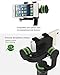 LanParte HHG-01 3-Axis Motorized Handheld Gimbal Active Stabilizer for GoPro iPhone 6S Plus Smartphones Video Cameras GoPro Clamp Included