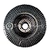 Makita 10 Pack - 40 Grit Flap Disc For Grinders - Aggressive Conditioning For Metal, Stainless Steel & Non-Ferrous - 4-1/2