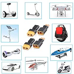 2 Pair No Wires XT30 to XT60 Plug Female Male
