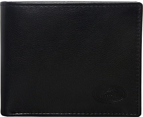 Mancini Men's RFID Secure Left Wing Leather Wallet