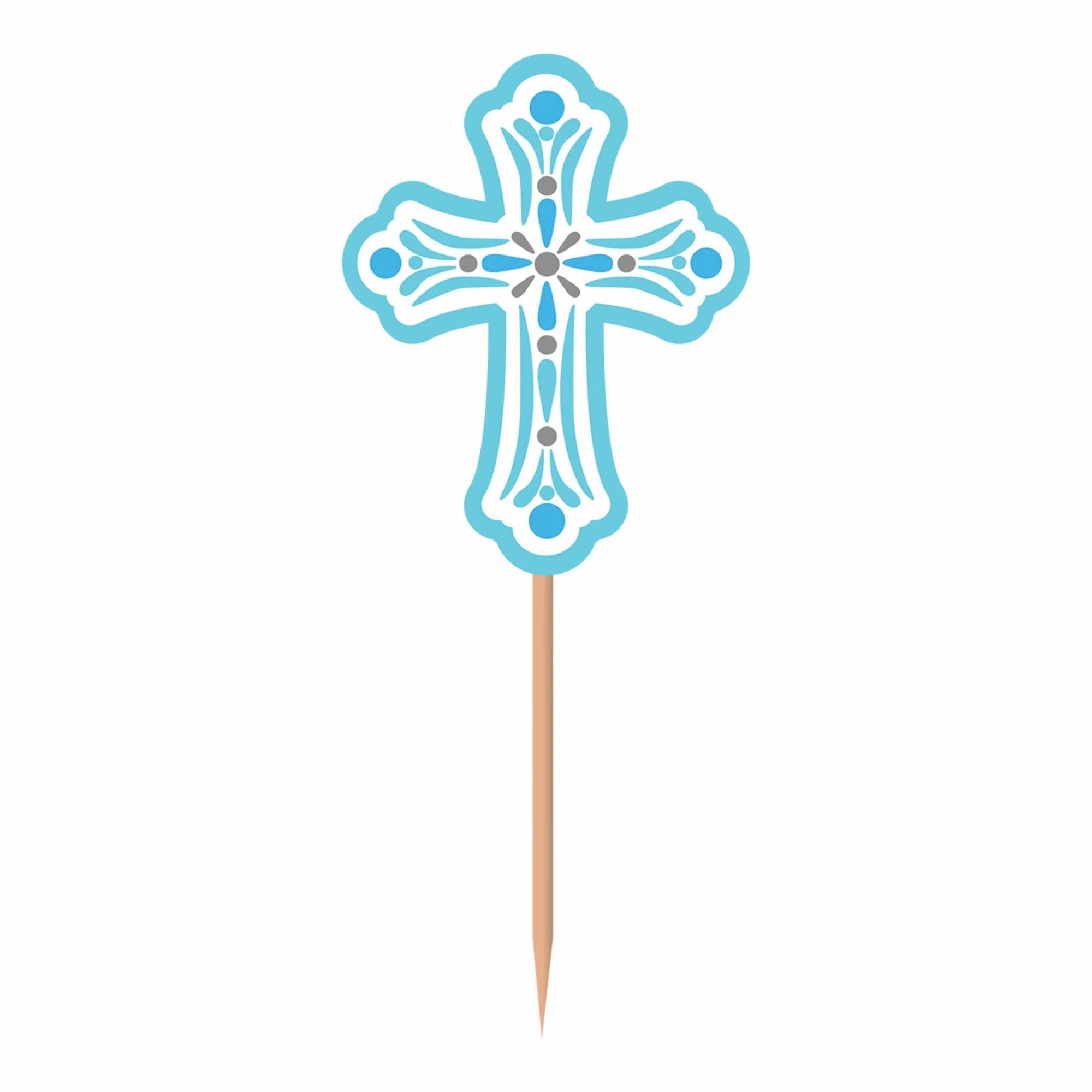 Amscan 400082 Prty Pick Religious Blue