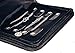 BBD Travel Jewelry Organizer Case for Security and Earrings Storage - Black