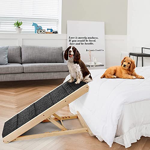 Dog Ramp Pet Ramp for Dogs and Cats Ramp for Bed Portable Nonslip