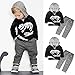 Orangeskycn Long Sleeve Hoodie, Toddler Kids Baby Girls Boys Dinosaur Bones Clothes Set Hooded Tops+Pants Outfit
