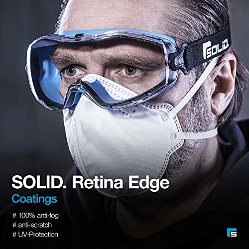 SolidWork Safety Goggles Protective Eyewear Lenses Safety Glasses for wearing Over