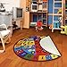 Furnish my Place 740 ABC with Numbers ABC Area Rug for Kids | Educational Alphabet Letter & Numbers | Nurseries Kindergarten | Play Area | Multicolor (3'3
