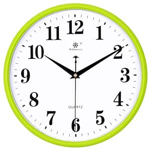 AIZIJI Reloj de pared dibujo creativos modernos relojes de cuarzo