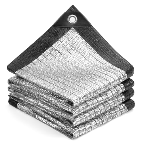 LOVE STORY 85% Reflective Aluminum Shade Cloth, 6.5' x 20'… at Amazon