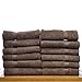 Chakir Turkish Linens Premium Cotton Absorbent Turkish Towels (Washcloths - 12 Piece, Cocoa)