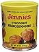 Jennie's Coconut Macaroons, Peanut and Gluten Free, 8-Ounce Canisters (Pack of 6)