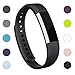 iGK Replacement Bands Compatible for Fitbit Alta and Fitbit Alta HR, Newest Adjustable Sport Strap Smartwatch Fitness Wristbands with Metal Clasp Black Small