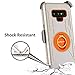Dailylux Shockproof Case for Samsung Galaxy Note 9, Rugged Heavy Duty Hybrid Holster Rotating Swivel Protective Bumper Kickstand Cover with Belt Clip, Grey + Orange