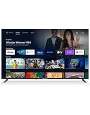 SANSUI ES50V1UA, UHD 50 inch Smart TV 4K Android 11 LED TV with Google Assistant(Voice Control), Screen Share, HDMI, USB (2022 Canada Model)