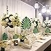 Qudasar SPPRANDOM Yasirona TANGDIAABBCC K-Musculo 30PCS Artificial Tropical Palm Leaves with Stems 15.7 inch Hawaiian Luau Party Jungle Beach Theme Decorations for Table Decoration Accessories