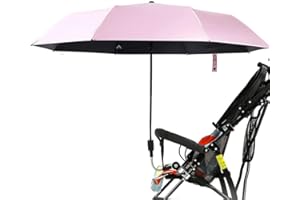 Nakazawa Universal Baby Parasol, Baby Stroller Sun Shade Sun Protection Sun Shade for Strollers, Waterproof Umbrella for Trolley Bike, Bicycle Umbrella with Holder Clip Clamp