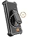 S9 Case,Galaxy S9 Case,DUEDUE Ring Kickstand Belt Clip Holster,Shockproof Heavy Duty Hard PC Soft Silicone Rugged Hybrid Bumper Full Body Protective Case for Samsung Galaxy S9 for Men and Boys, Black