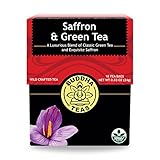 Buddha Teas Saffron & Green Tea, 18 Count