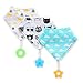 Baby/Toddler Bandana Teething Bibs 3-pack ,Made with 100% Organic Cotton, Super Absorbent and Soft (Unisex)