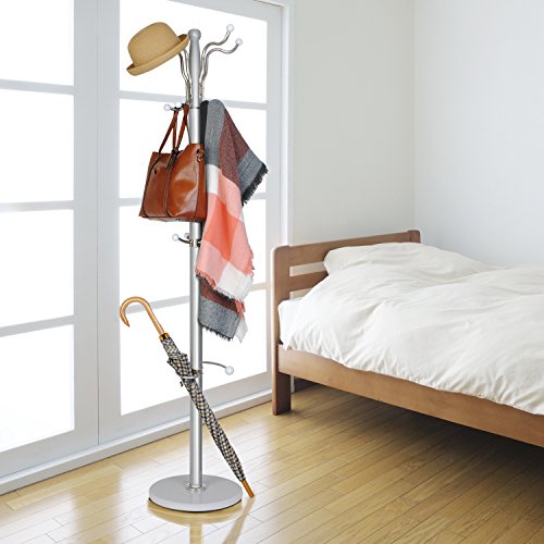 Hat Coat Stand, Hapilife 15 Hooks Heavy Duty Coat Rack Stand and