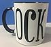 Adult Humour Funny Joke Rude Gift Cup Ceramic OCK COCK UNT CUNT With Black Handle Ceramic Coffee Tea Mug Cup Naughty Cheeky Novelty gift idea
