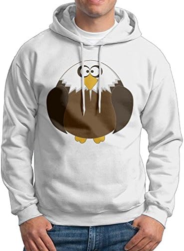 NewXG09 Fat Bald Eagle Men's Sweater,Long Sleeve Hoody For Men