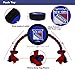 NHL New York Rangers Puck Toy for Dogs & Cats. Play Hockey with Your Pet with This Licensed Dog Tough Toy Reward!