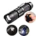 BESTSUN CREE Q5 LED 350 Lumens Mini Flashlight Zoomable Torch AA, Ultra Bright Bike Headlight Set