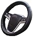 Mayco Bell Car Steering Wheel Cover 15 inch Comfort Durability Safety (Black)