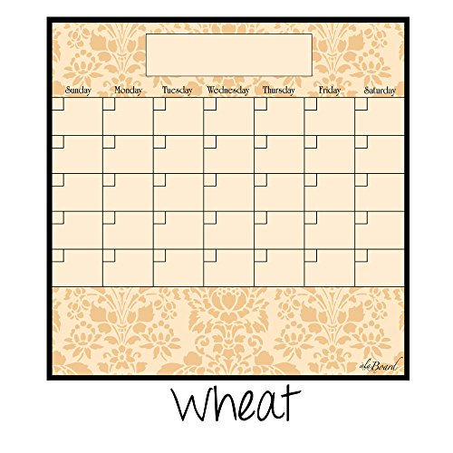 Dry Erase Magnet Calendar Wheat