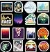Vinyl Outdoors Hiking Camping Travel Adventure Stickers - Wilderness Nature Pack 100 Pcs for Suitcase, Car Bumper, Helmet, Luggage, Laptop, Water Bottle - Decals