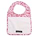 Ah Goo Baby Bib, 100% Cotton Terry Cloth, Wrap Around Collar, Charlston Pattern