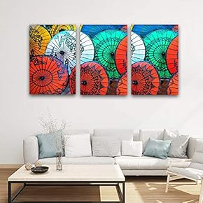 3 Panel Canvas Wall Art Colorful Pictures Home Wall Decorations for Bedroom Living Room Paintings Canvas Prints Framed - 16"x24" x 3 Panels