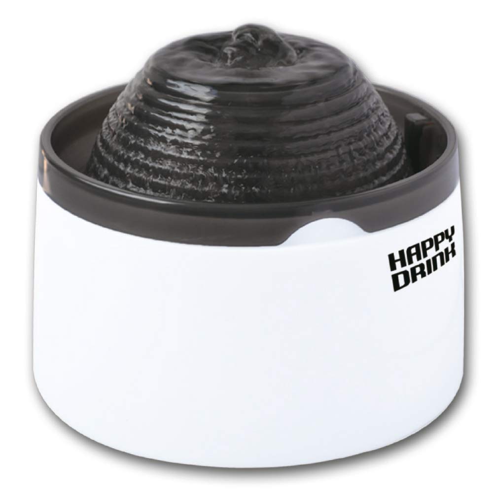 Croci C6020488 Happy Drink Water Dispenser for Cats Black