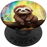 Cute Baby Sloth PopSockets Adhesive PopGrip