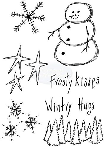 Crafty Impressions A6 Lindsay Mason Frosty Kisses Stamp