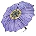 Galleria-Wisteria Daisy Auto-Open/Close Large Portable Rain Folding Umbrella