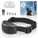 Bark Collar [HUMANITY DEVICE] — Dog Shock Beep Anti-Barking Collar — No Bark Safe Control for Small-Medium-Large Dogs — Smart Chip — Stop Barking device — Adjustable Size