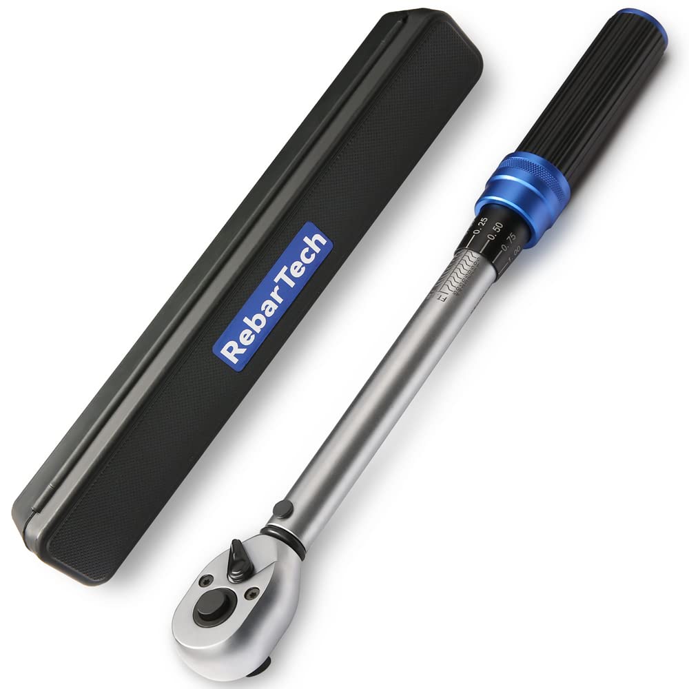 Photo 1 of RebarTech Click Torque Wrench 3/8-inch Drive, 5~45 ft.lb / 7~61 Nm