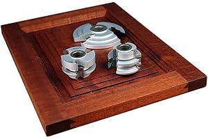 Infinity Cutting Tools 3-Pc. Cabinet Door Shape-Up Shaper Cutter Sets - Art Deco