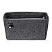 Purse Organizer Insert | Felt Insert Handbag Organizer For Women Bag | Bag Organizer Insert With Multi Storage Options | Fits Neverfull - Speedy & Tote Bags | Dark Gray |