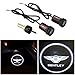 CHAMPLED for Bentley Laser Projector Logo Illuminated Emblem Step Courtesy Light Lighting Symbol Sign Badge LED Glow Motorcycle Performance Tuning Accessory